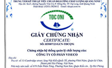 Chứng nhận hệ thống quản lý chất lượng ISO 9001:2015